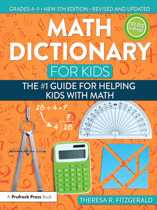 Cover image for Math Dictionary for Kids